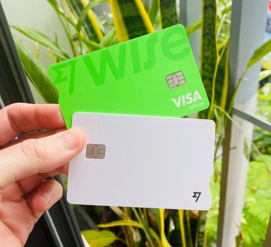 Wise mobile app showcasing multi-currency account overview